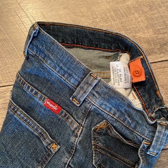 💙Wrangler Boys Jeans Size 12 Slim - Picture 3 of 7